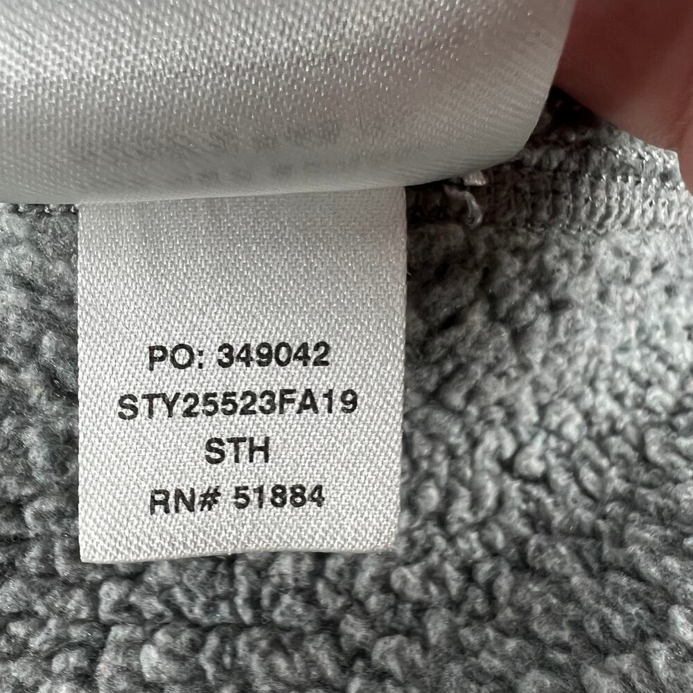 Patagonia Mens Better Sweater 1/4 Zip Fleece Pullover in GrayPreowned Size XXL - Picture 8 of 9